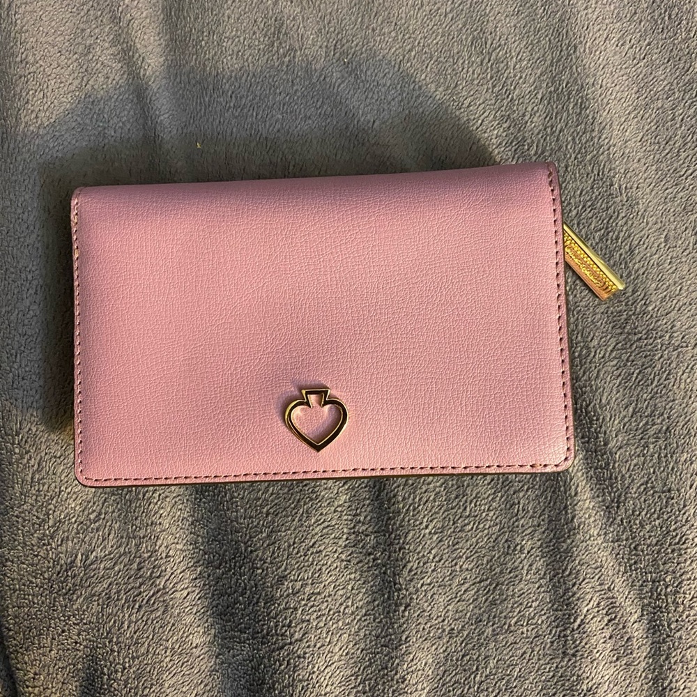 Kate Spade Staci Light Crepe Pink Large Continental Wallet